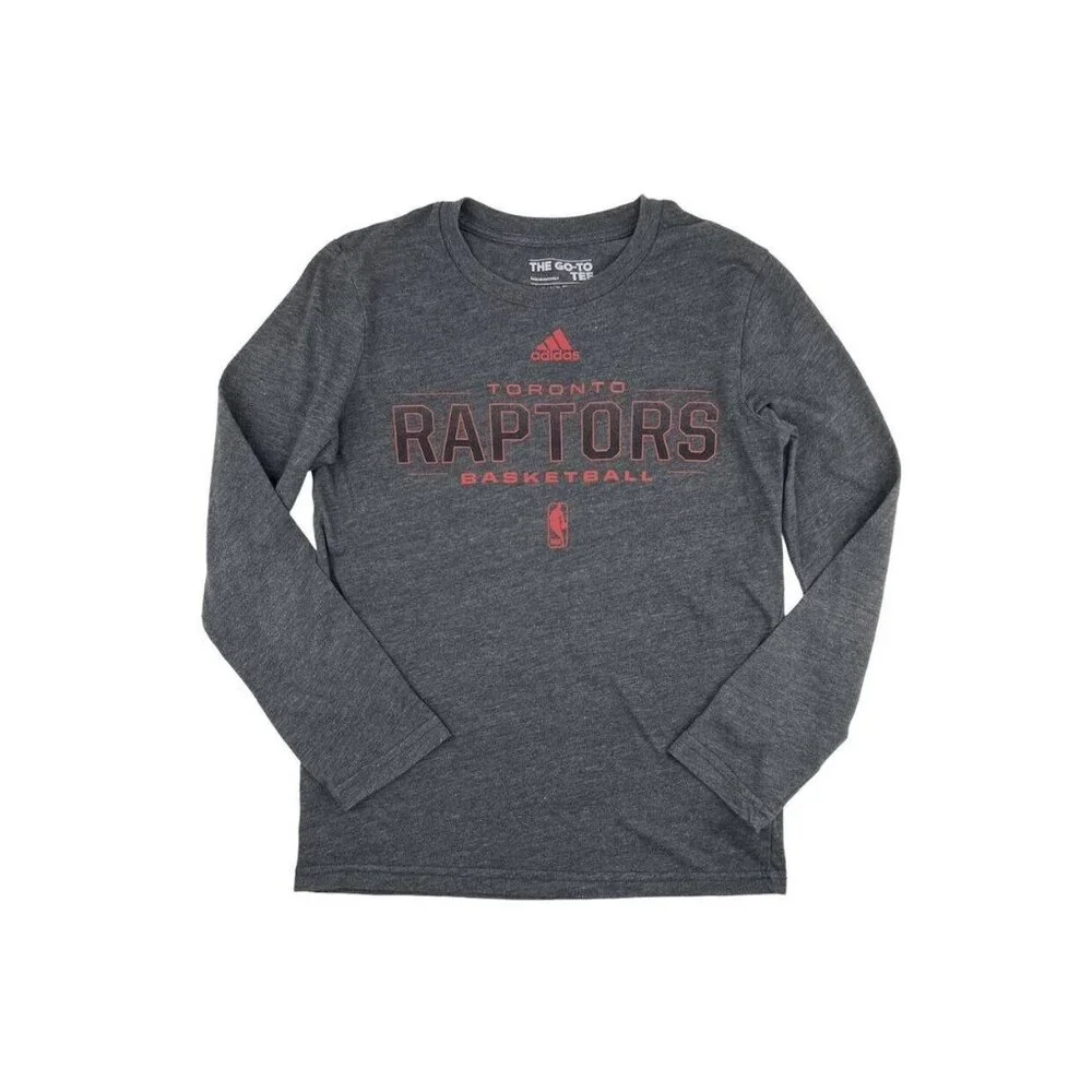 Adidas Toronto Raptors Long Sleeve Tee - Picture 1 of 8